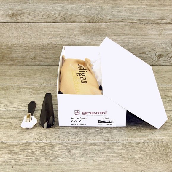 * NEW * $550 GRAVATI Arthur Beren Women's 6 M Suede 4269 * add $15 Trees - Picture 11 of 14